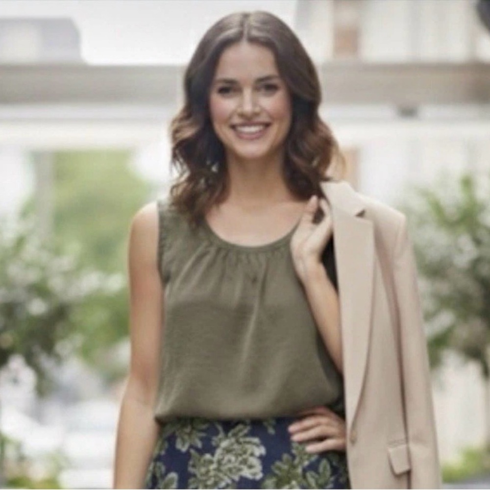 Talbots Olive Green Tank Top